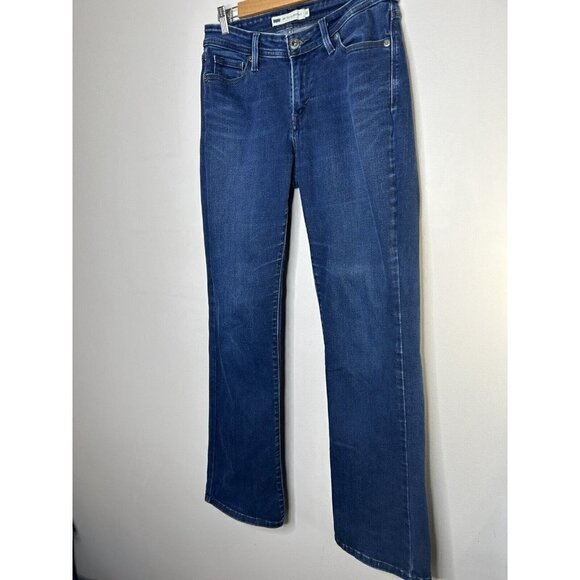 Levis 529 Curvy Bootcut Denim Jeans Women’s Dark Blue Wash Size 10 - Picture 4 of 14